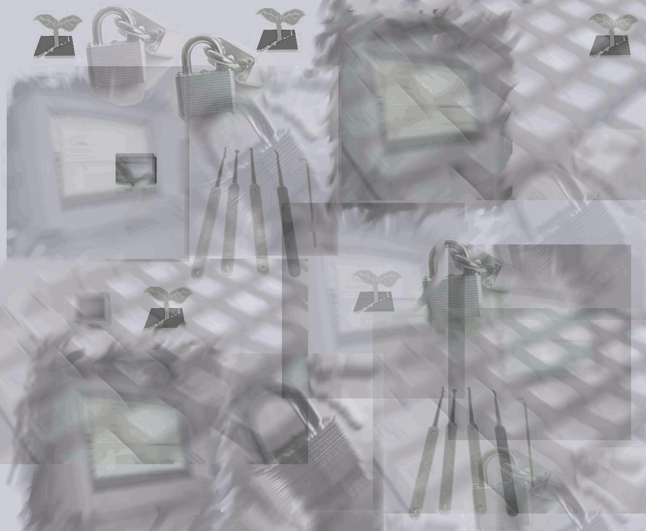 semi-transparent kaleidoscope